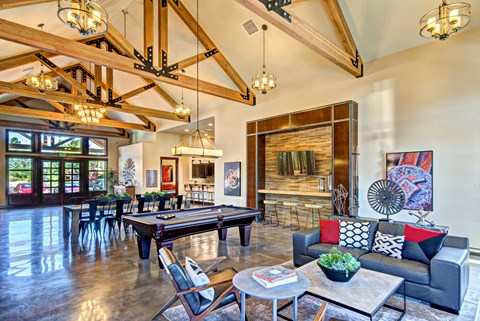 Spacious Clubhouse at The Arbors at Edgewood Apartments, WA, 98372
