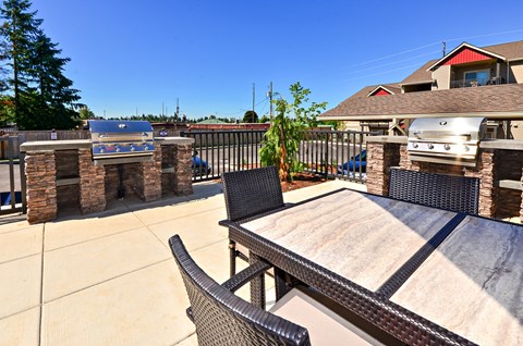 BBQ Area at The Arbors at Edgewood Apartments, Edgewood, WA