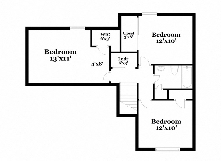 a floor plan of a house with an open floor plan