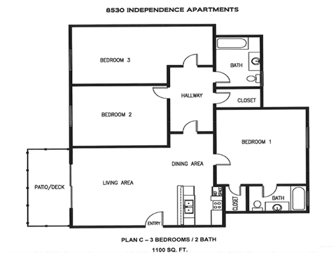 8530 Independence Ave. Studio-3 Beds Apartment for Rent - Photo Gallery 12