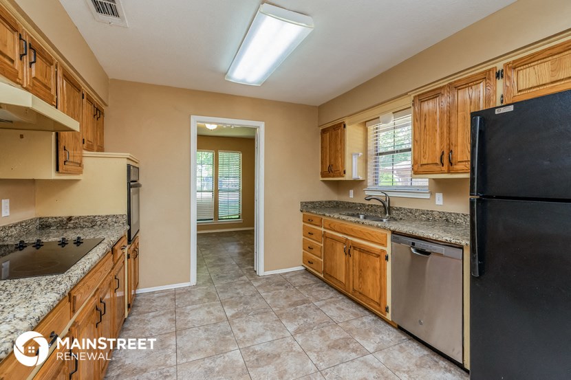 the kitchen is clean and ready for us to use