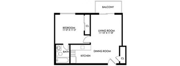 1 Bedroom Apartment