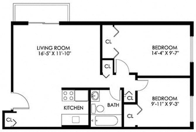 2 Bedroom