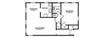 1 Bedroom - Large