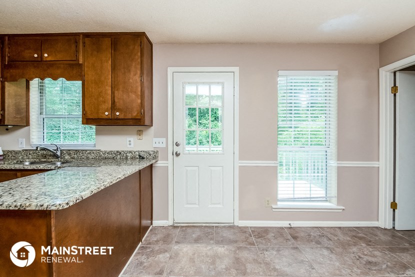 the kitchen is clean and ready for us to use