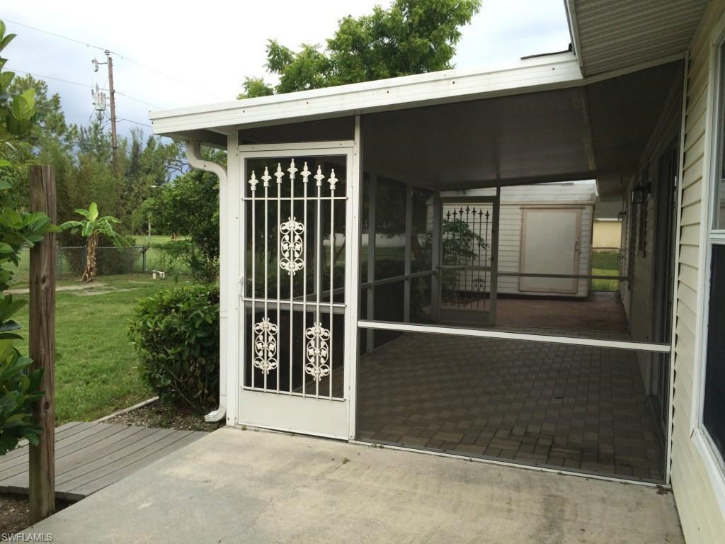 the front door of the house is open