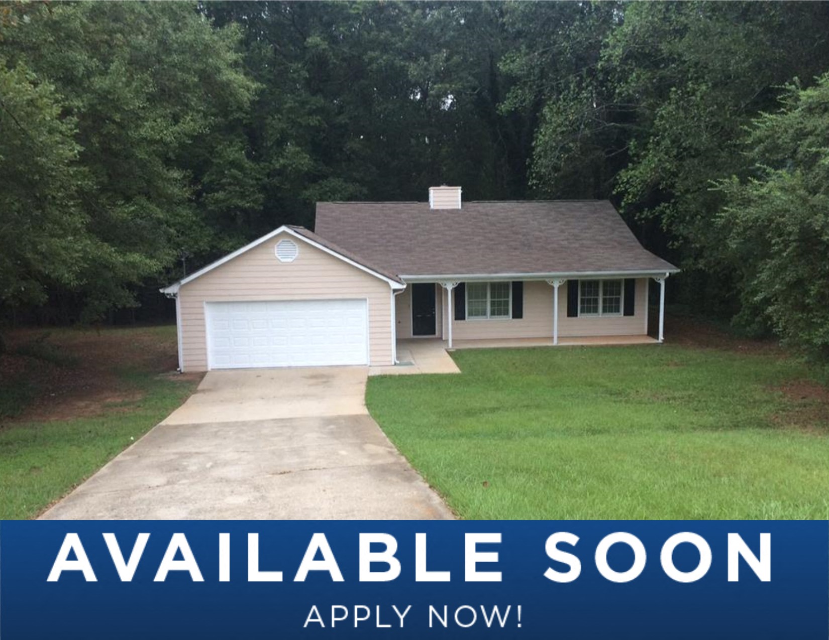 a suburban home with a driveway and aarpable soon apply now