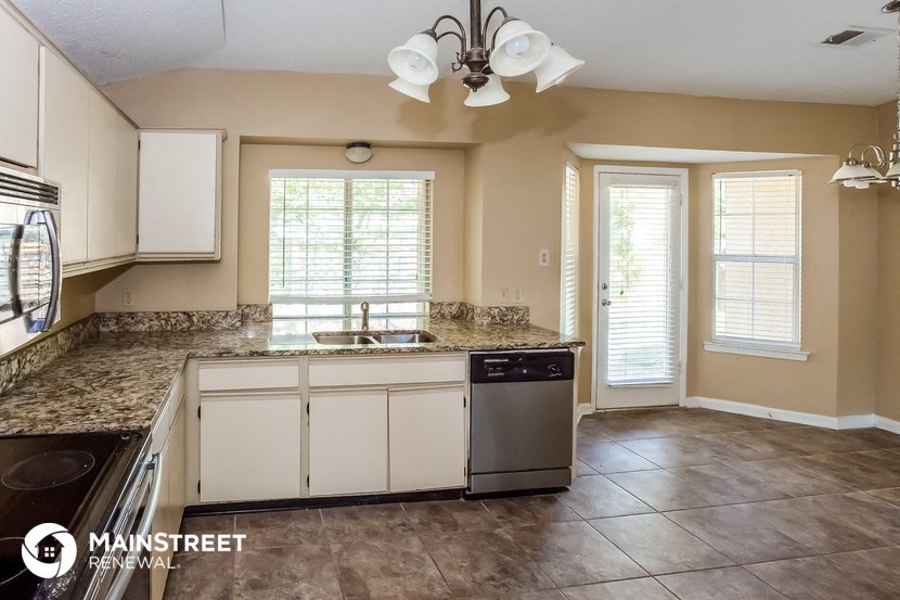 the kitchen is clean and ready for us to use