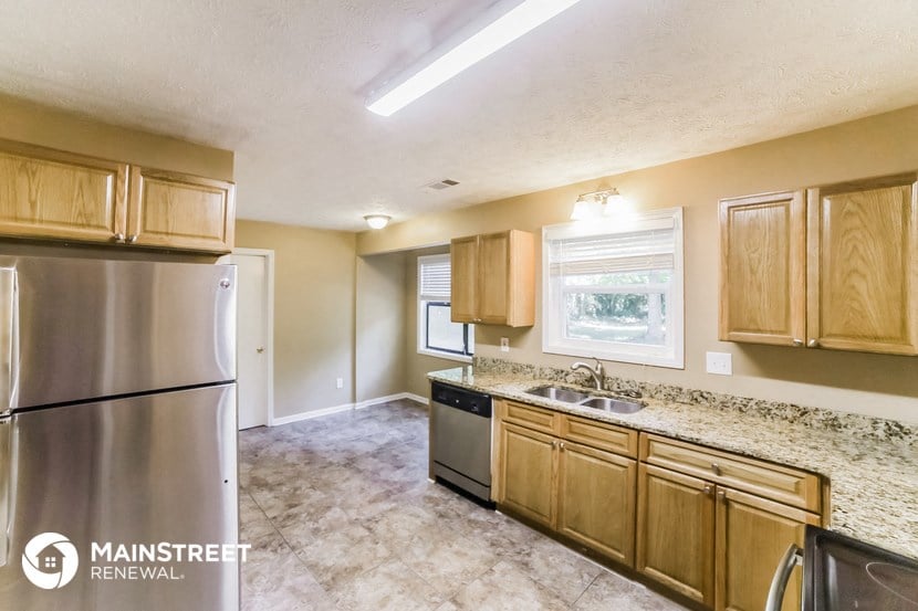 the kitchen is clean and ready for us to use