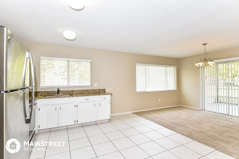 the kitchen is clean and ready for us to use