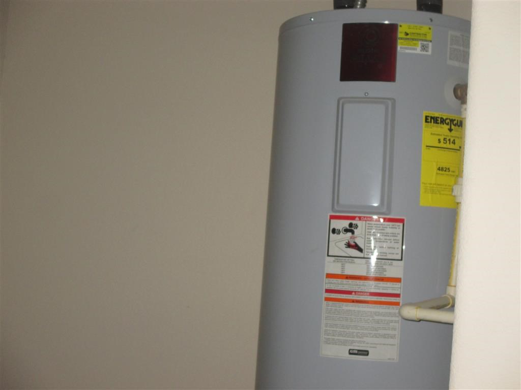 a refrigerator with a sticker on the side of it