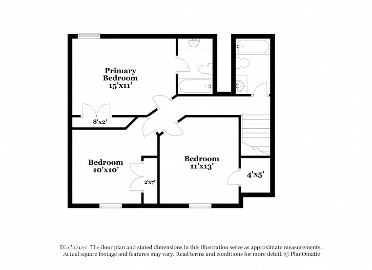 a floor plan of a house with roommates