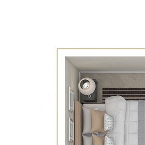 1BR/1BA 1 Bed 1 Bath Floor Plan 1BR/1BA 1 Bed 1 Bath Floor Plan at Cornerstone Apartments, Canoga Park