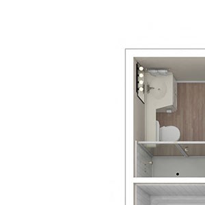 2BR/2BA Floor Plan 2BR/2BA Floor Plan at Independence Plaza, Canoga Park, 91304