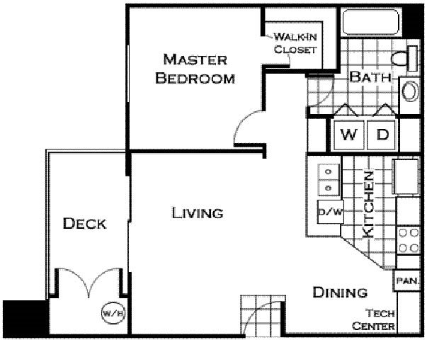 San Antonio Floorplan San Antonio Floorplan at Estancia Apartment Homes