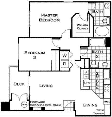 Santa Clara Floorplan Santa Clara Floorplan at Estancia Apartment Homes