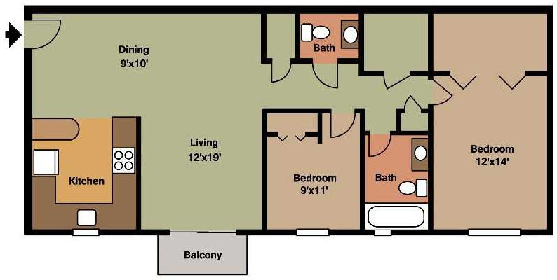 1536 Allegheny Avenue 1-3 Beds Apartment for Rent - Photo Gallery 12