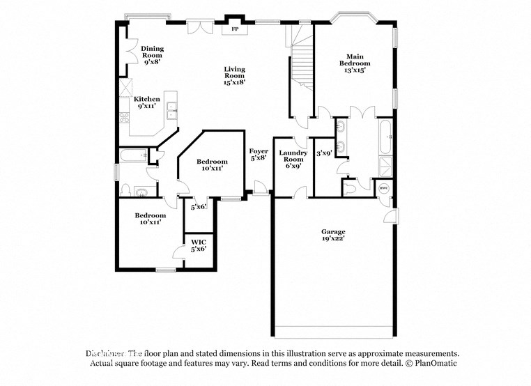 the plan of the floor plan