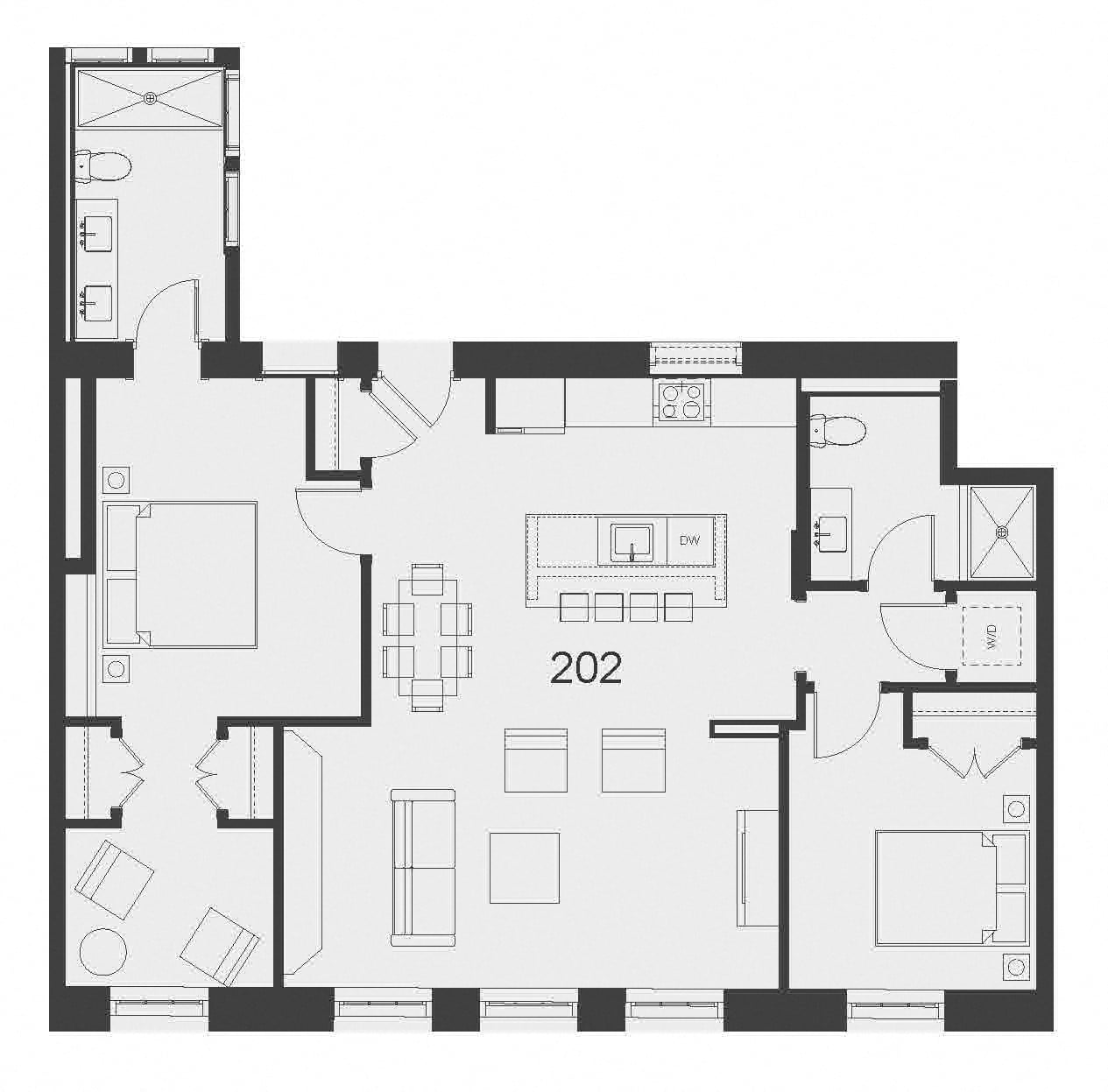 Units 202 / 302