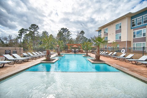 Pool at Encore At Westfork Community in Conroe Texas