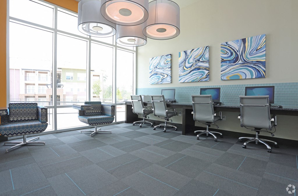 Community Cyber Cafe at Encore At Westfork in Conroe Texas