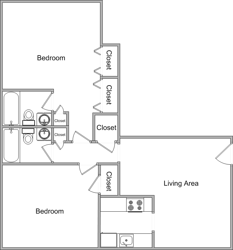 Two Bedroom Two Bath