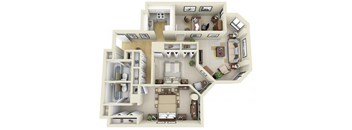 2 Bedroom With Flex Space