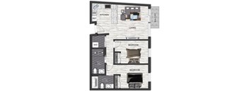2 Bedroom  2 Bathroom