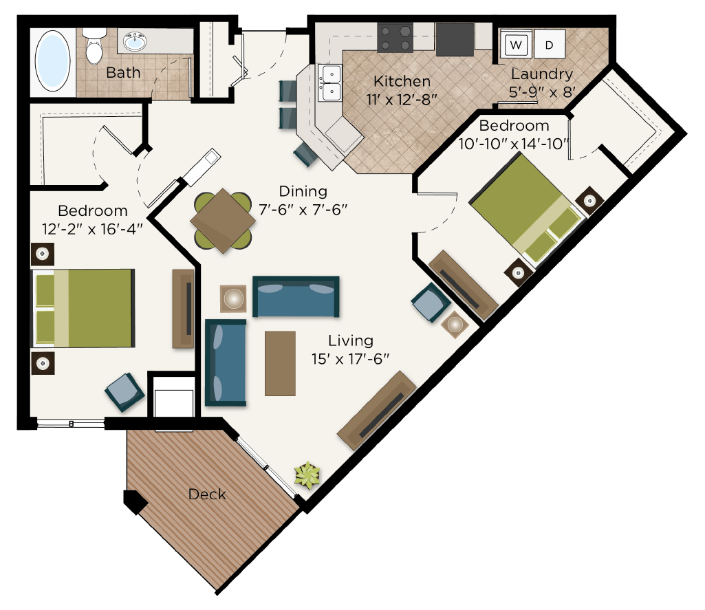 Dayton Floor Plan at The Communities of River Crossing, Minnesota