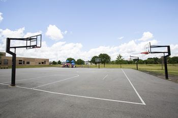 Basketball court at 360 at Jordan West in West Des Moines, IA