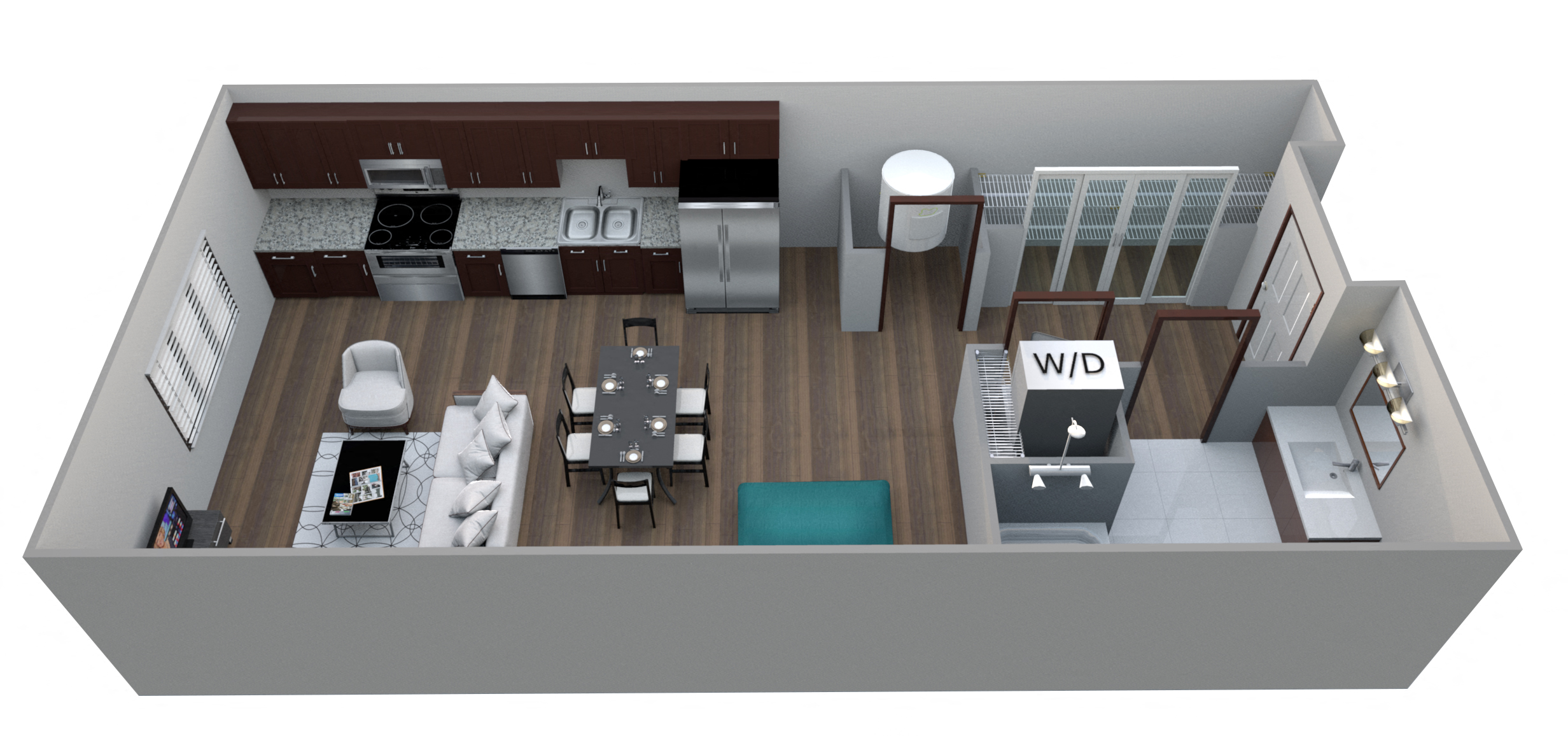 Peony floor plan at 360 at Jordan West best new apartments West Des Moines IA 50266
