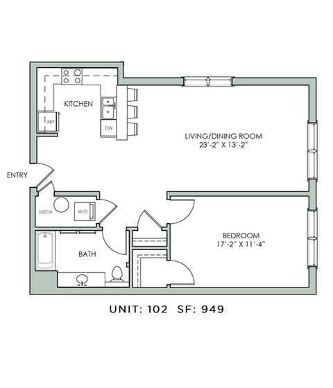 20 Greybarn Lane 1-2 Beds Apartment for Rent - Photo Gallery 6