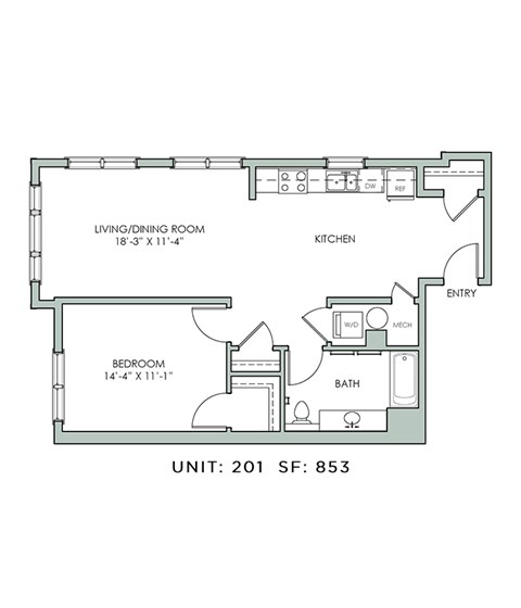 20 Greybarn Lane 1-2 Beds Apartment for Rent - Photo Gallery 11