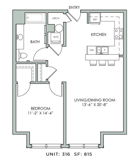 20 Greybarn Lane 1-2 Beds Apartment for Rent - Photo Gallery 24