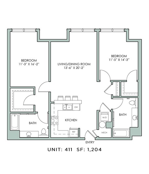 20 Greybarn Lane 1-2 Beds Apartment for Rent - Photo Gallery 32