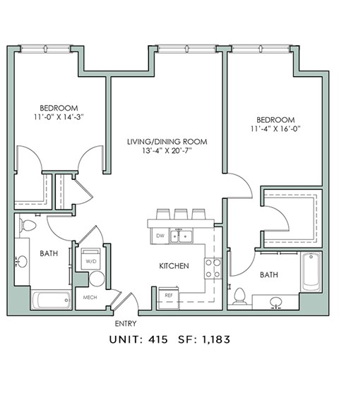 20 Greybarn Lane 1-2 Beds Apartment for Rent - Photo Gallery 35