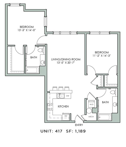 20 Greybarn Lane 1-2 Beds Apartment for Rent - Photo Gallery 36