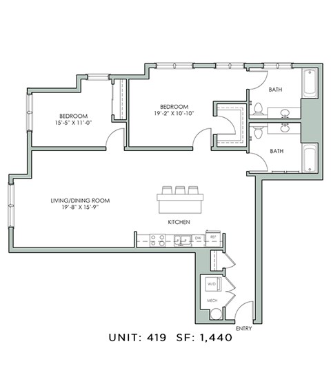 20 Greybarn Lane 1-2 Beds Apartment for Rent - Photo Gallery 37