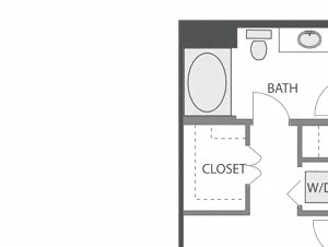 Longwood – 1 Bedroom 1 Bath Floor Plan Layout – 861Square Feet