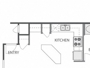 Callaway – 2 Bedroom 2 Bath Floor Plan Layout – 1093 Square Feet