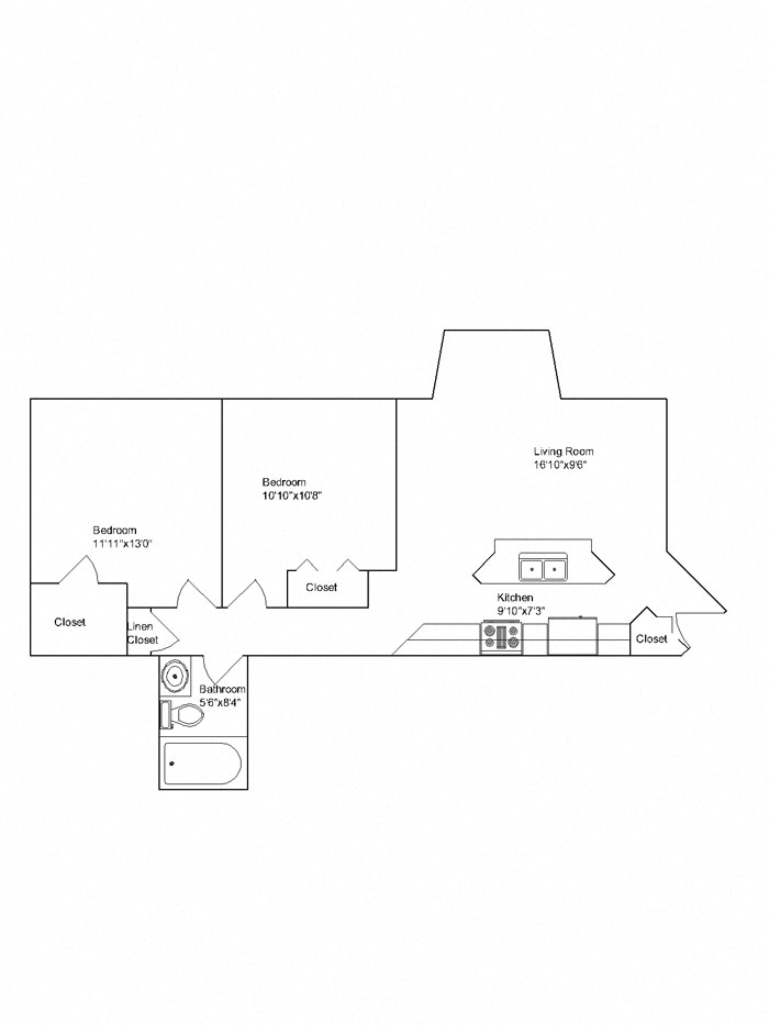 Two Bedroom Apartment
