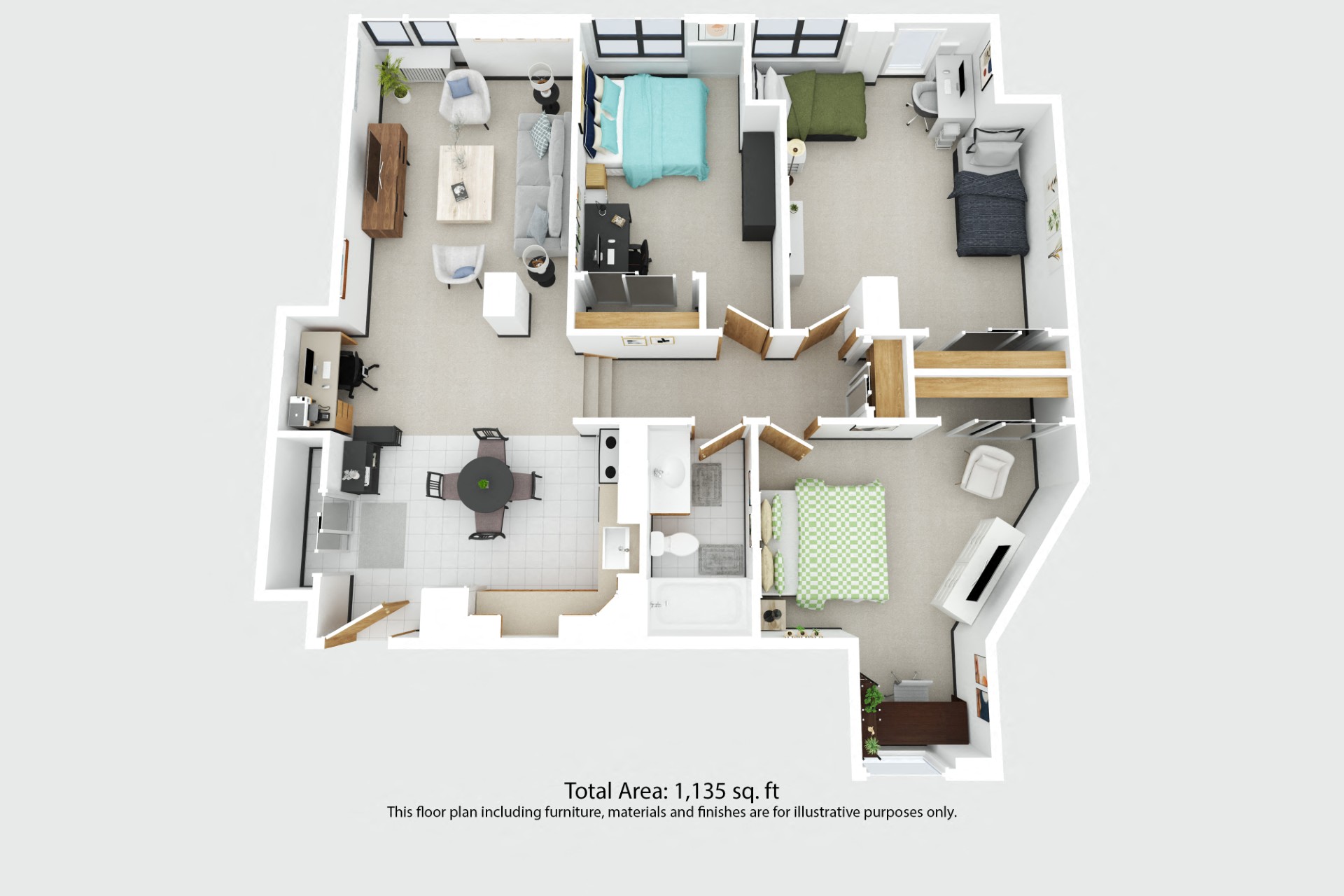Three Bedroom