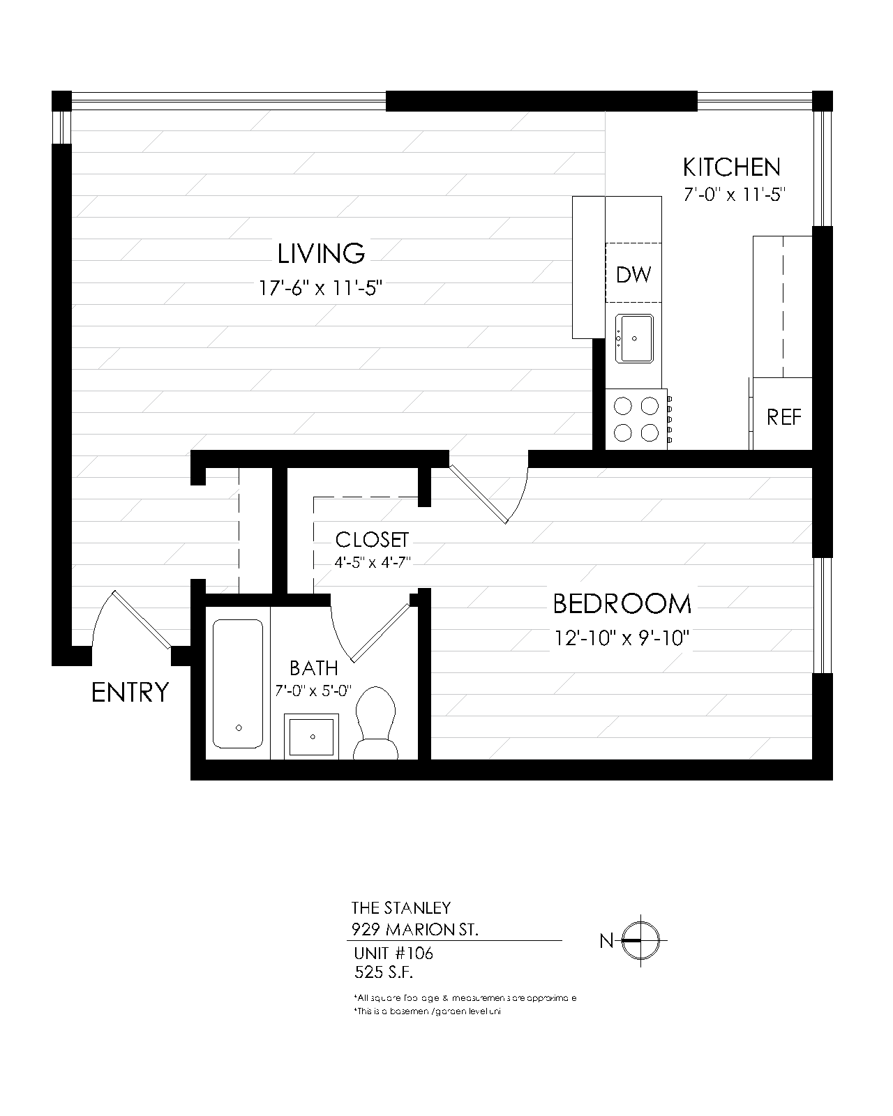 1 bed