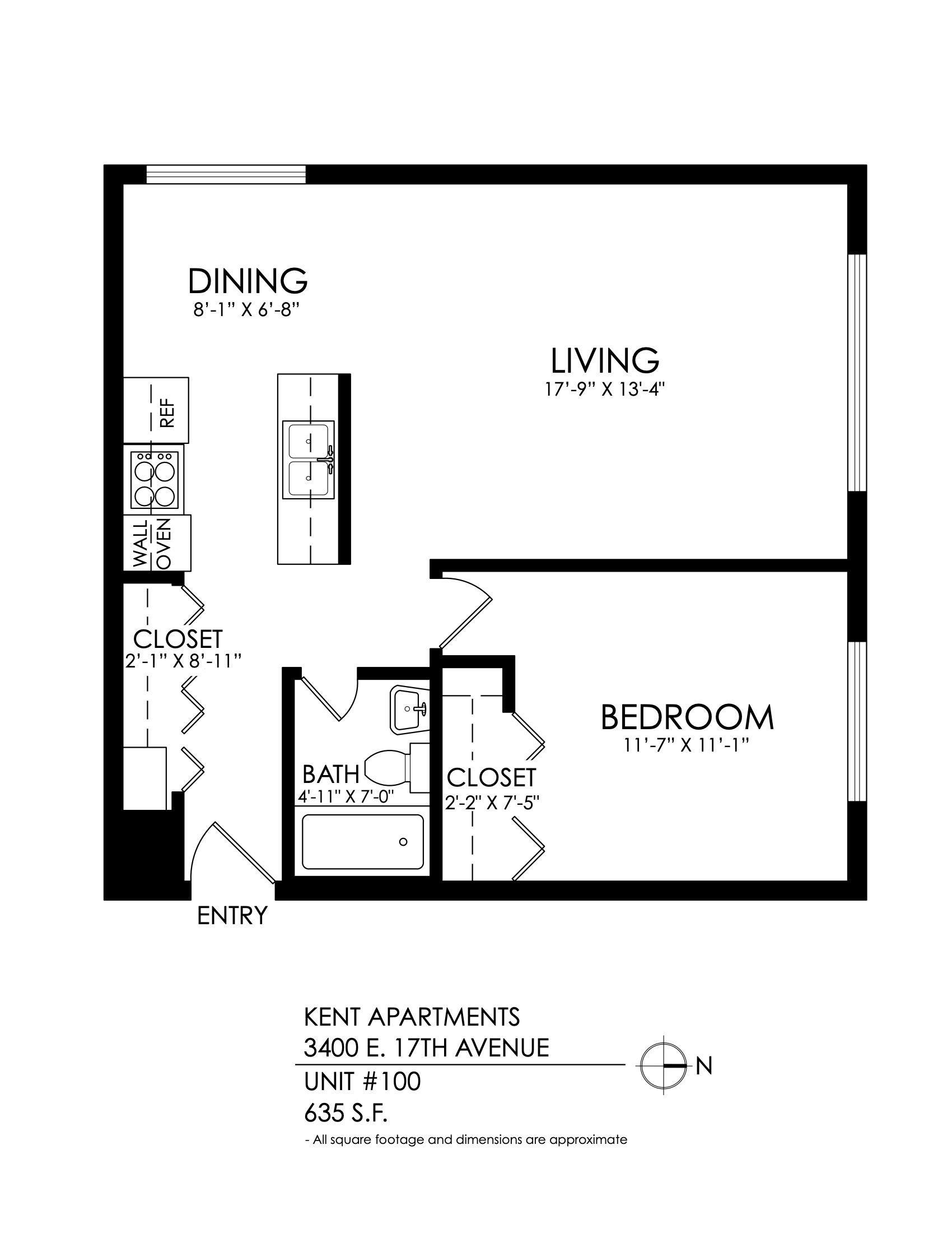 1 bed