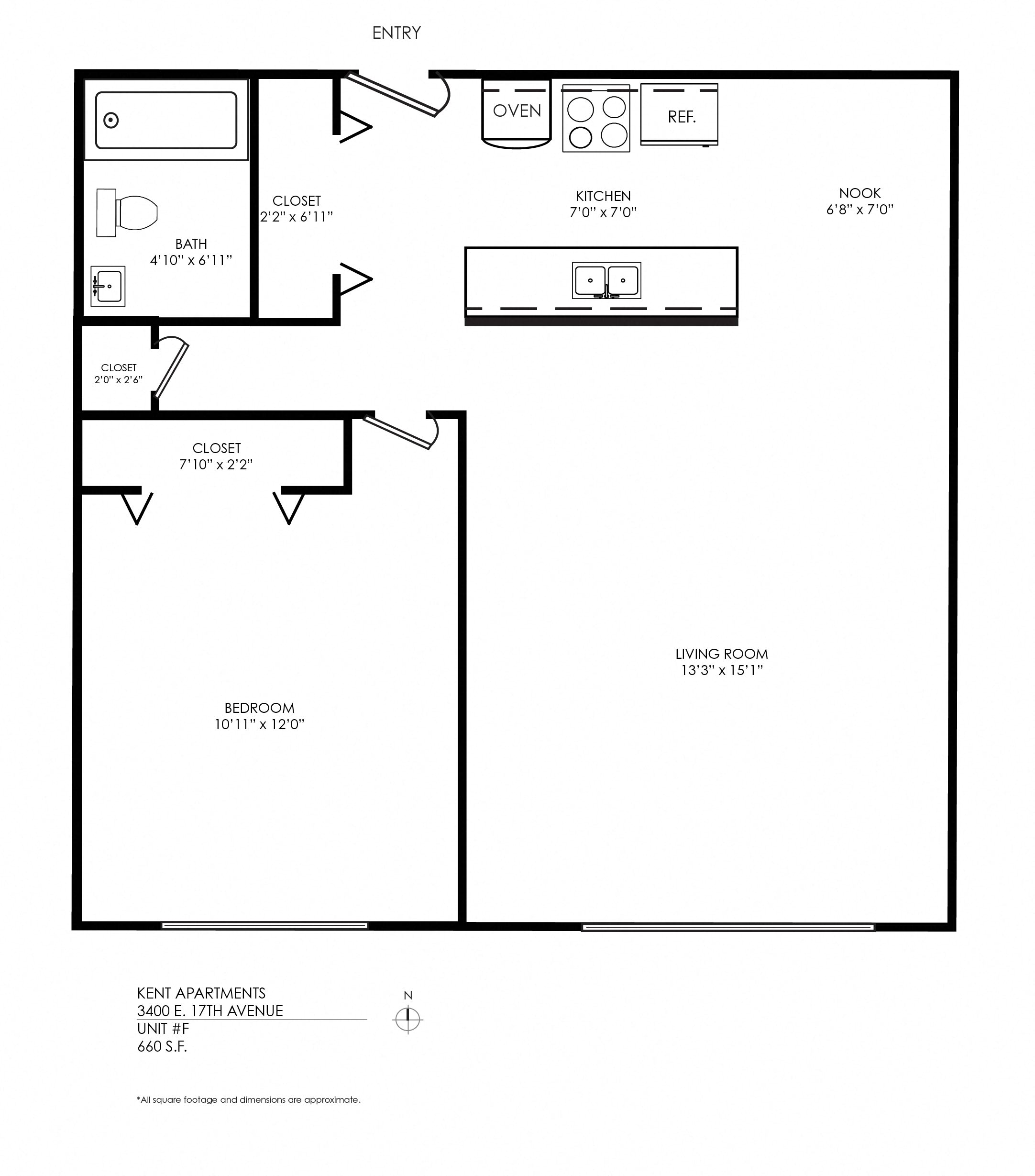 1 bed