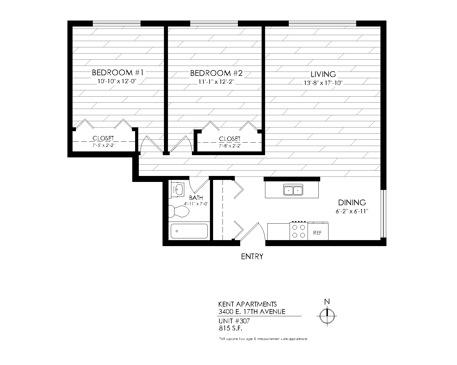 2 bed