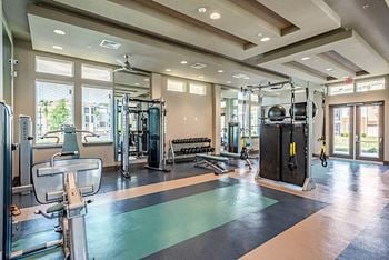 24-Hour Fitness Center With Crossfit Machines