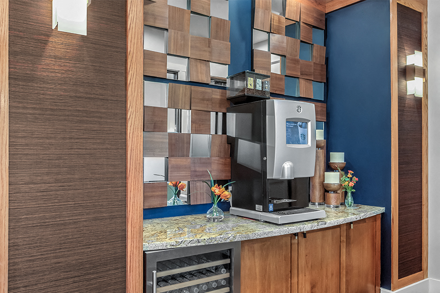 Suwanee apartments near Oracle - Artisan Station Apartments coffee bar