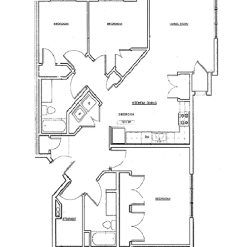 Three Bed Two Bath