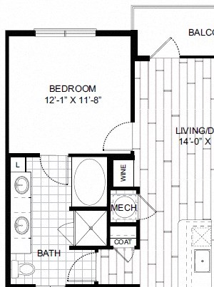 A10 Floor Plan at Windsor CityLine